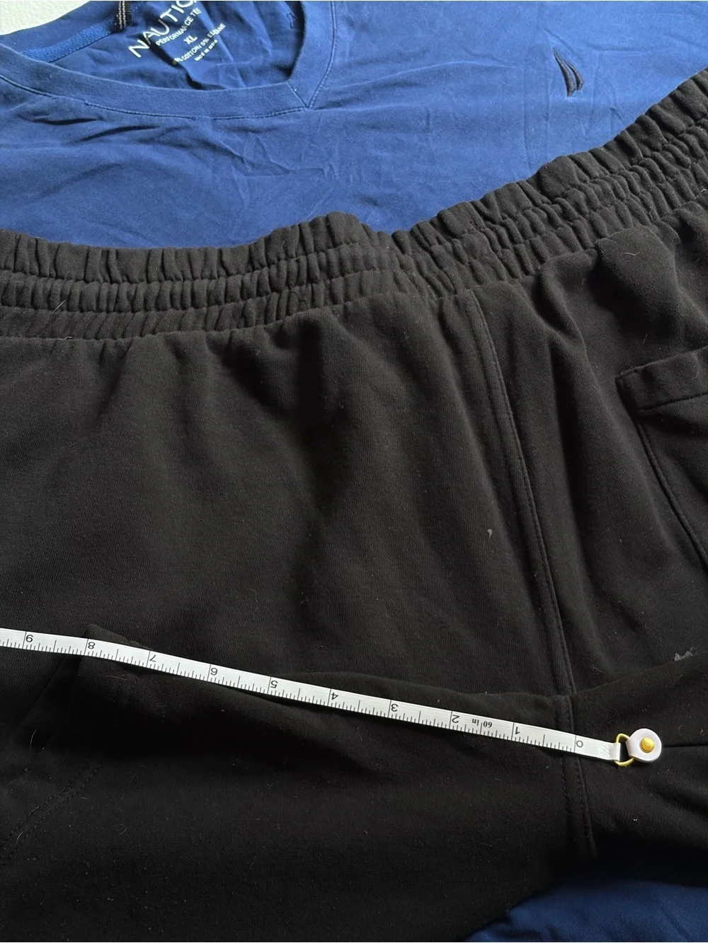 Nautica Performance Tee XL H&M Lounge Shorts XL Men’s Outfit Bundle Blue Black